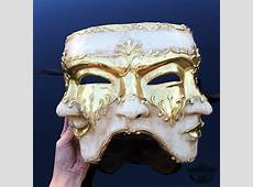Mens Masquerade Mask Three Face Mask Mardi Gras Mask by 4everstore