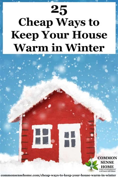 cheap ways    house warm  winter