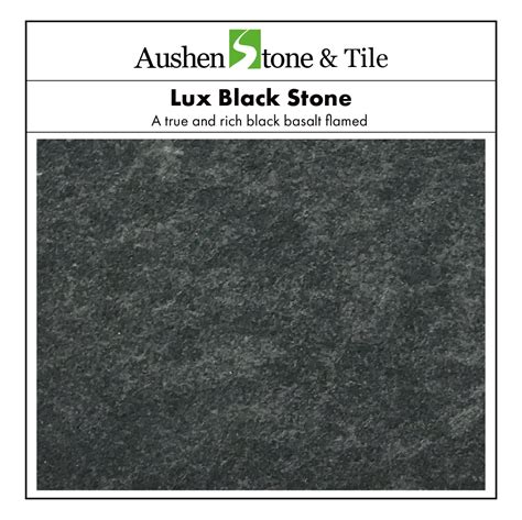 lux black stones aushen stone tile