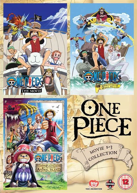 One Piece Movie Collection 1 Contains Films 1 3 [dvd] Uk