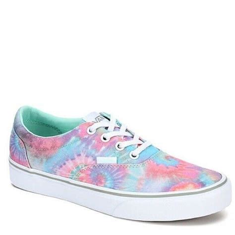 vans women s doheny tie dye soothing sea white multi trainers shoes