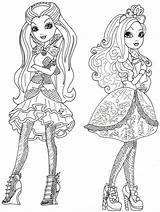 Coloring Ever After High Pages Apple Raven Queen Print Dolls Printable Sheet Girls Color Getdrawings Search Prints Getcolorings sketch template