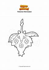 Pokemon Wormadam Supercolored Kricketot Melodia Toxtricity Forma sketch template