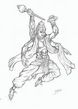 Vishnu Drawing Getdrawings sketch template