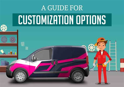 guide  customization options infographic