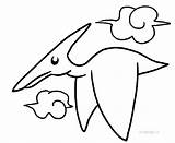 Pteranodon Midisegni Kids sketch template