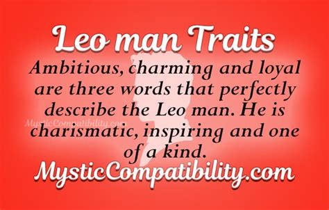 leo man characteristics personality leo man characteristics personality
