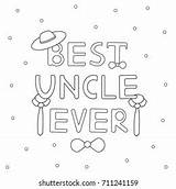 Uncle Drawn sketch template