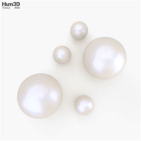pearl spheres  model cgtrader