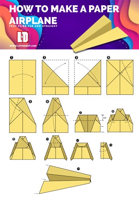 printable paper airplane instructions  printable templates