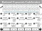 Rational Exponents sketch template