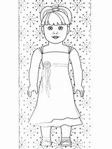Grace American Girl Coloring Pages Getcolorings Colorings sketch template