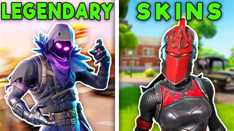 Top 5 Legendary Skins Of All Time Fortnite Battle Royale