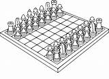 Chess Coloriage échecs Dessin Echec Imprimer Colorier sketch template