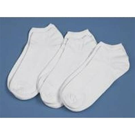 Buster Brown 3 Pack Buster Brown Womens White Low Cut Cotton Socks