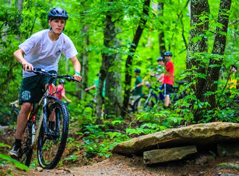 challenging mountain bike trails campers   fun