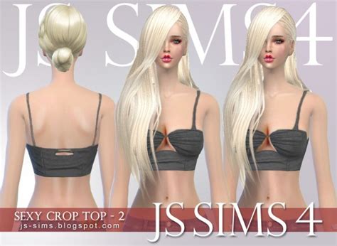 Js Sims 4 Sexy Crop Top Set • Sims 4 Downloads