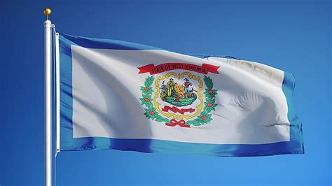 west virginia state flag worldatlascom