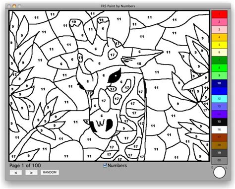 paint  numbers printable worksheets coloring pages paint
