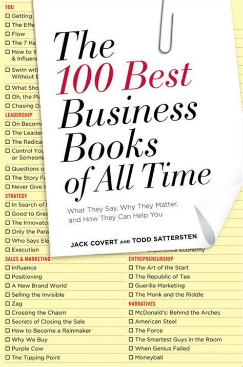 the 100 best business books of all time what they say why they matter