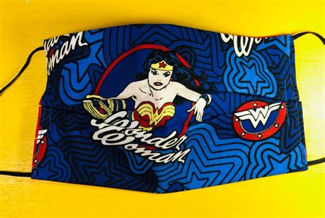 Wonder Woman Superhero Mask Etsy
