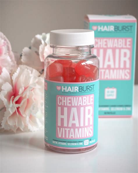 hairburst chewable hair vitamins review beauty  bentley