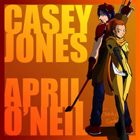 Casey Jones And April O Neil By Amateurartworker On Deviantart