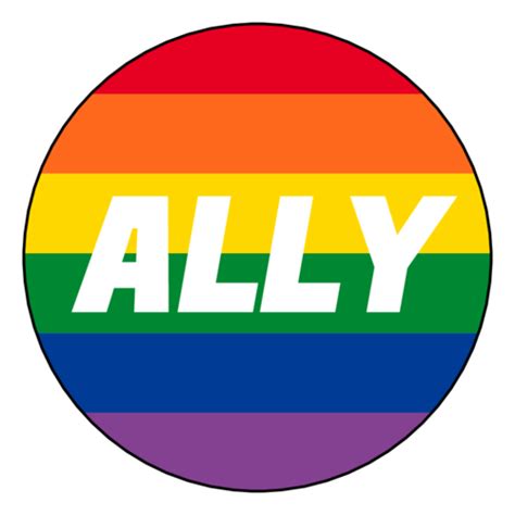 ally lgbt circle label template onlinelabels®