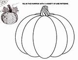 Zentangle Pumpkin Halloween Coloring Mindfulness Sheet Followers sketch template
