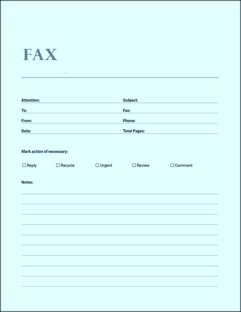 fax cover sheet template customize   print  fax