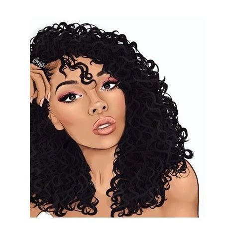 pin by raelyn on illustrations natural hair art how to draw hair
