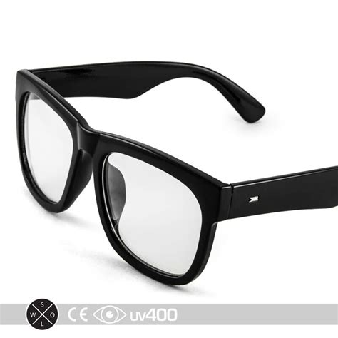 thick rimmed large frame nerd clear glasses sunglasses geek trendy case s123 ebay