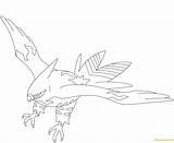 Talonflame Coloring Pokemon Pages Color Supercoloring Printable sketch template