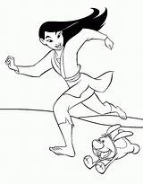 Mulan Printable Coloring Pages sketch template
