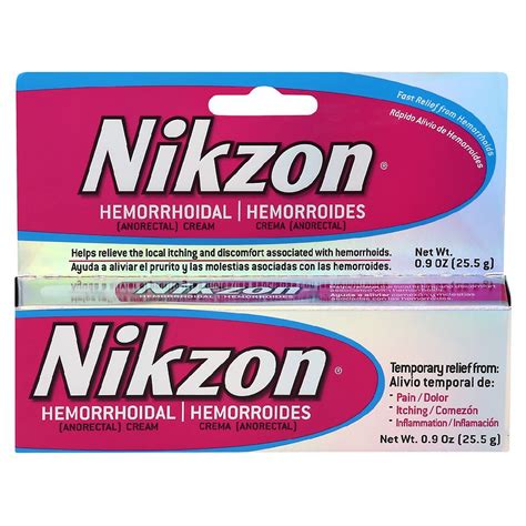 nikzon hemorrhoidal anorectal cream walgreens