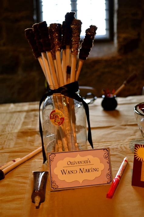 Create Your Own Wand Harry Potter Party 4th Birthday