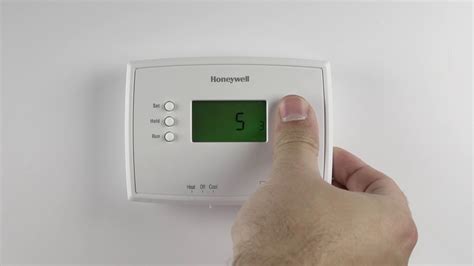 honeywell home rth thermostat advanced programming youtube