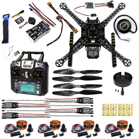 diy fpv drone kit welded   axis aerial quadcopter  pix flight control gps   esc