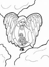 Angel Coloring Pages Guardian Angels Printable Male Clip Adults Clipart Advanced Color Cliparts Library Book Getcolorings Popular Print Coloringme Coloringhome sketch template