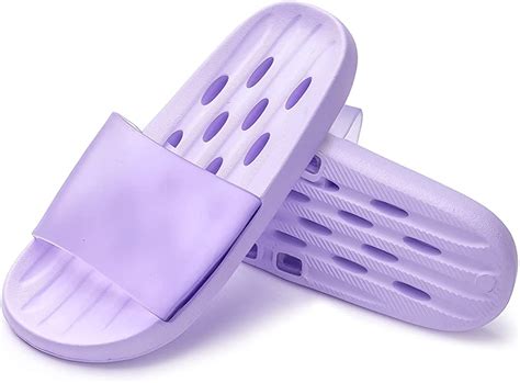 Womens Shower Shoes Slides Mens Slippers Shower Non Slip Bath Spa Home
