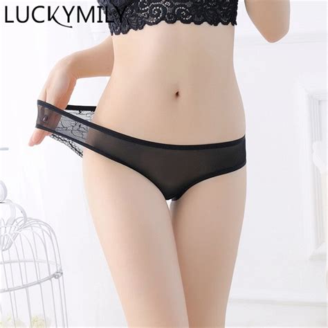 buy luckymily seamless thin women sexy lace panties