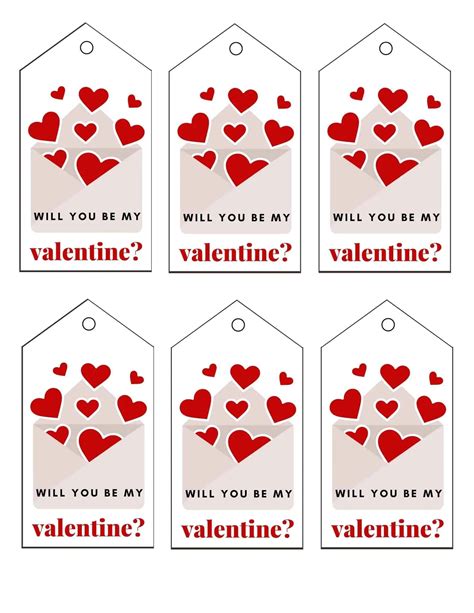 valentines  tags printable