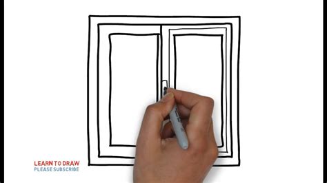 easy step  kids   draw  horizontal sliding windows youtube