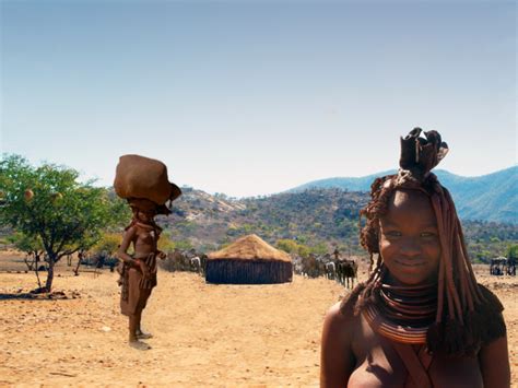 Himba Le Peuple Mythique Des Himbas En Namibie