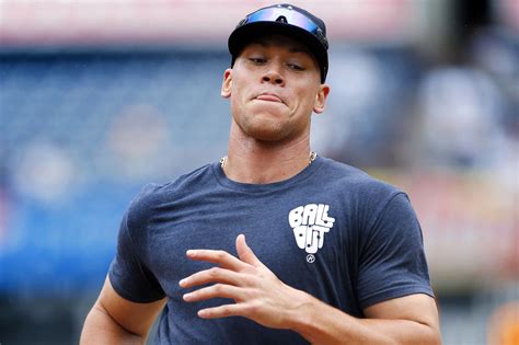 aaron judge takes batting practice   time  injury