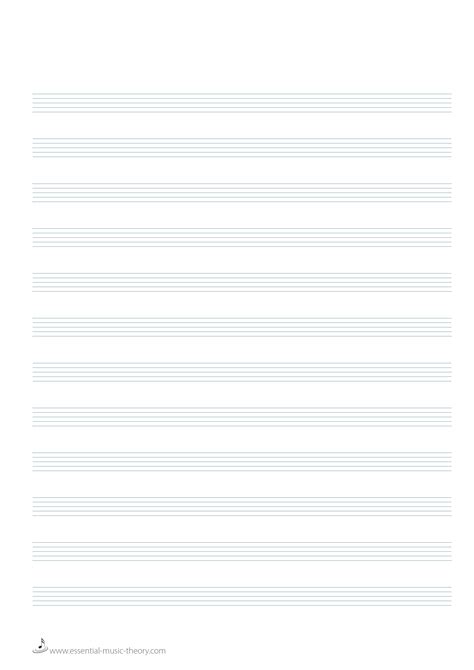 blank manuscript paper printable