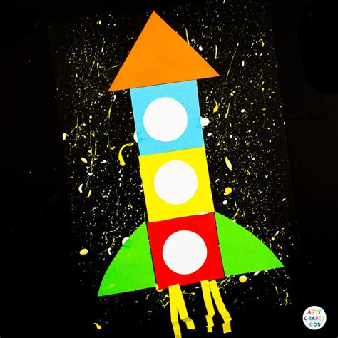 printable rocket ship  kids arty crafty kids