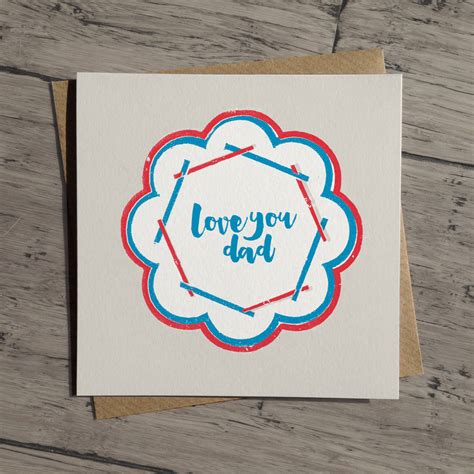 fathers day card love  dad card  purpose worth