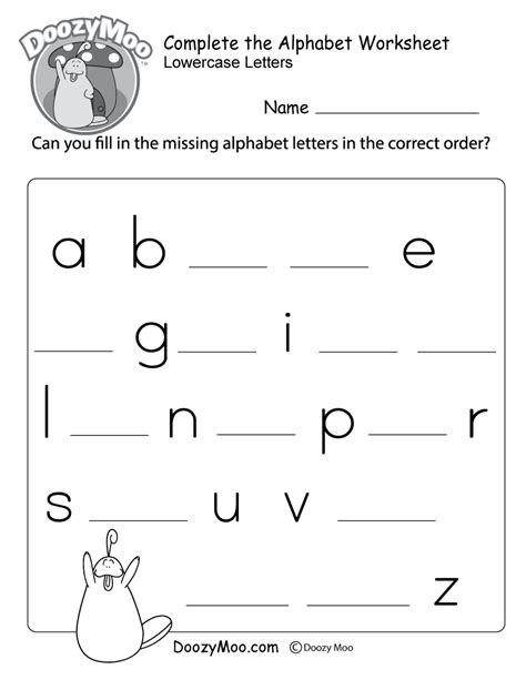 alphabet worksheets  pictures alphabetworksheetsfreecom