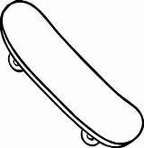 Skateboard Skate Coloriages Skateboards Planche Roulette Wiki sketch template